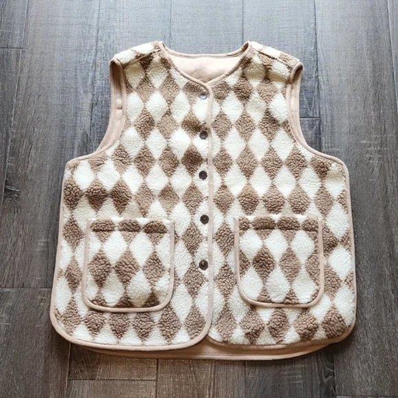 Pangdoudou Jackets & Blazers - 🍁 Pangdoudou plush fleece Vest 🍁
